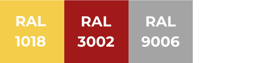 Barvy kovové konstrukce Henry